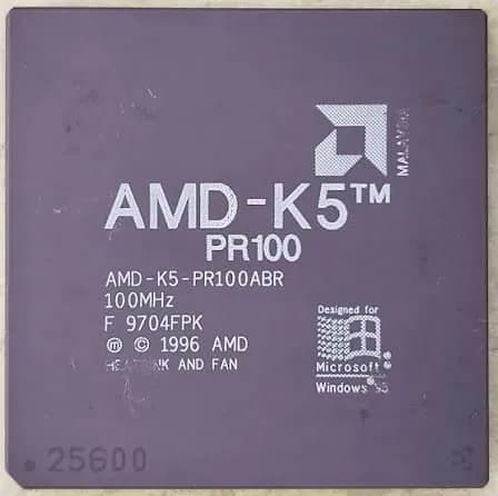 Ретро-процессор AMD-K5-PR100ABR