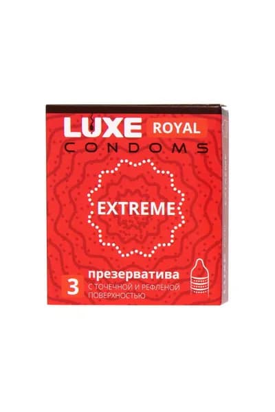 Презервативы LUXE ROYAL Extreme 3 шт