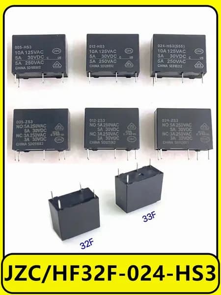 5 шт. реле JZC/HF32F-024-HS3 4 фута 5A