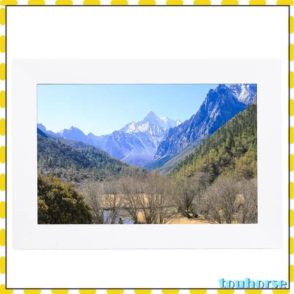 Цифровая фоторамка, сенсорный экран 10.1 дюйма, мультимедийная поддержка, для друзей и родных Австралийские правила