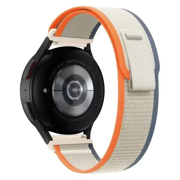 20 мм Нейлоновый ремень для Samsung Galaxy Watch 7 6 5 4 40 44 мм/6classic/5pro, дышащий спортивный ремешок для Amazfit Active 2