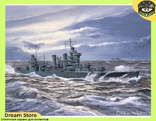 Trumpeter 05742 1/700 Кре йсер ВМС США New Orleans CA-32 (1942) Модель сборки судна