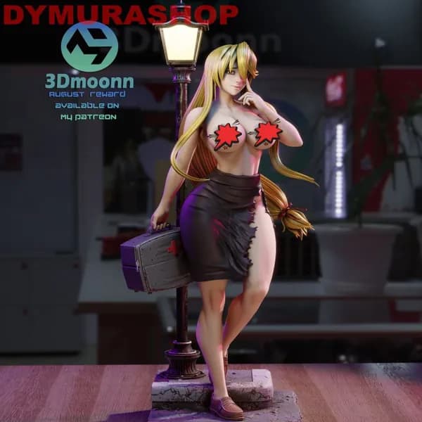 Фигурка Коллекционная Неокрашенная 0630 Shizuka Marikawa NSFW 1/35