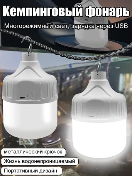 Светодиодная аварийная лампа для кемпинга, USB-светильник для уличной торговли