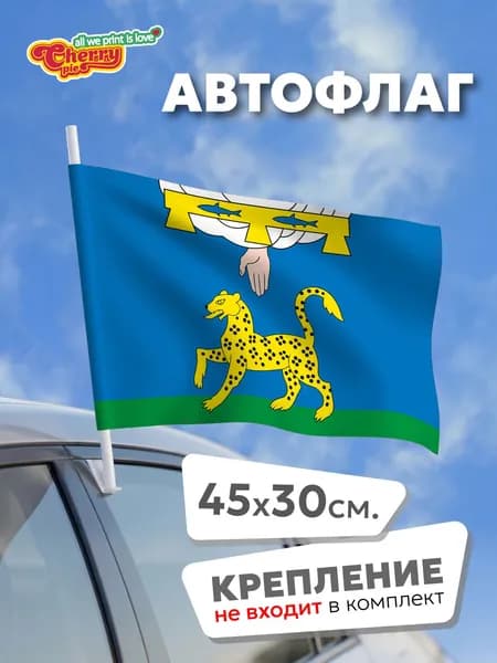 Флаг 45x30 Псковский район (Псковская область)