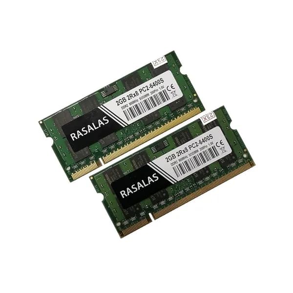 RASALAS Оперативная память DDR2, 800 МГц, 2 x 2 ГБ (Rasalas D1288TEIFGG25U (Kit 2x2Gb) )