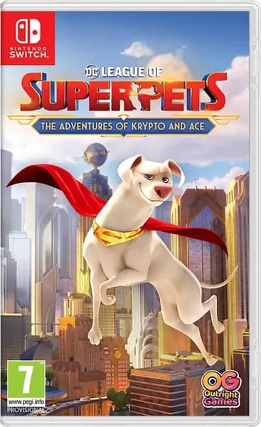 Игра DC League of Super-Pets: The Adventures of Krypto and Ace (Nintendo Switch, Nintendo Switch 2, Русская версия)