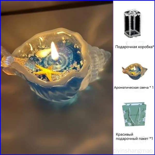 Свечи поминальные "【Подарочная коробка + подарочный пакет】", 12 см х 12 см, 1 шт