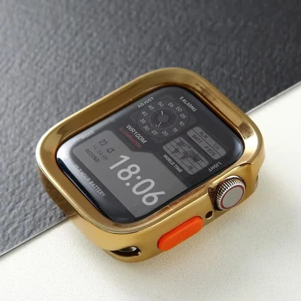 Защитный силиконовый чехол для корпуса часов Apple Watch 40 mm, бампер на Апл Вотч 4, 5, 6, SE