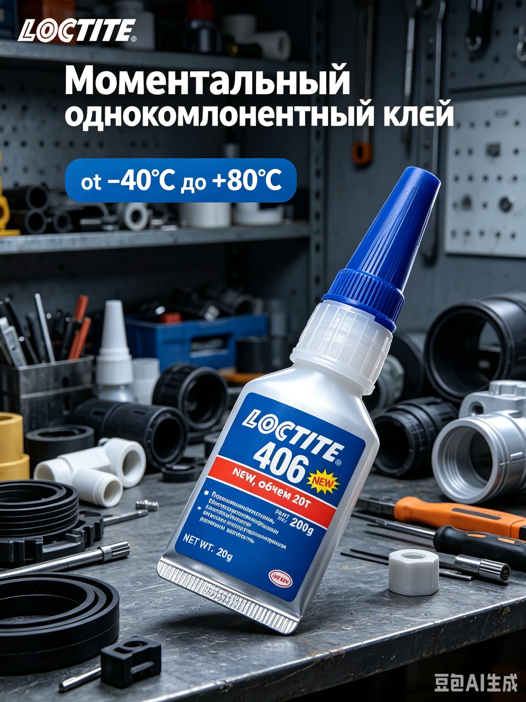 Клей автомобильный Готовый раствор, 20 мл, 1 шт.