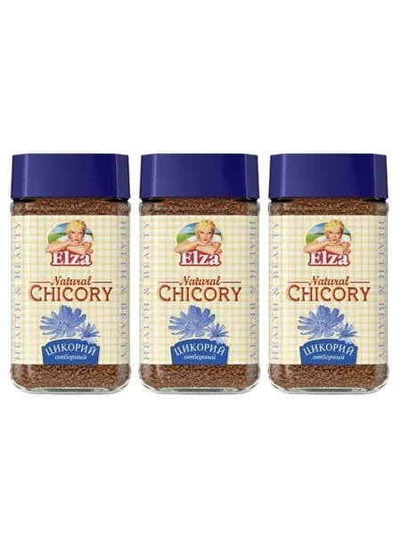 Цикорий Elza растворимый гранулированный 100 гр - 3 штуки Вкусный дворик