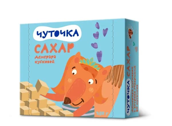 ЧУТОЧКА Сахар 250г. 1шт.