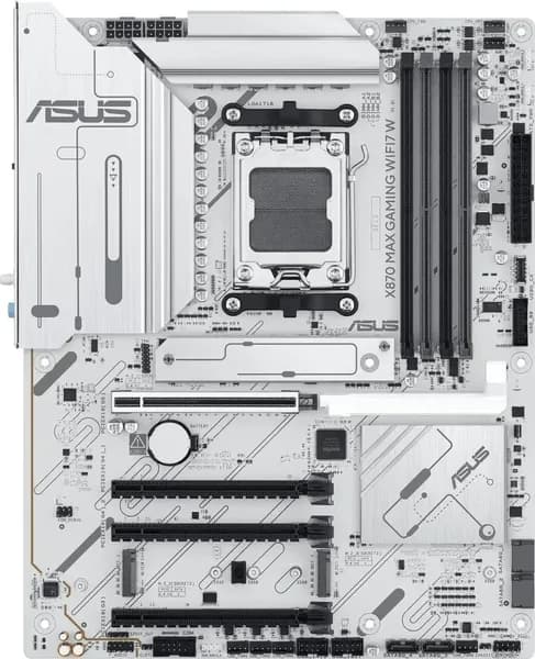 Материнская плата ASUS X870 Max Gaming WiFi7 W (AM5, B850, 256 ГБ, PCIE 5.0), 90MB1LZ0-M0EAY0