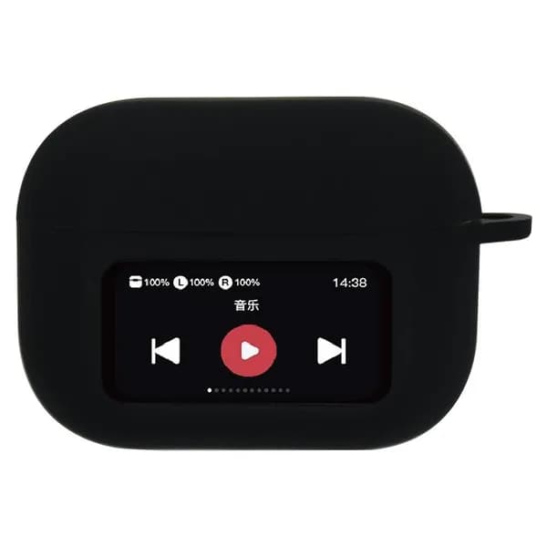 Беспроводной чехол для наушников Bluetooth, силиконовый защитный чехол для AirPods A9pro с экраном