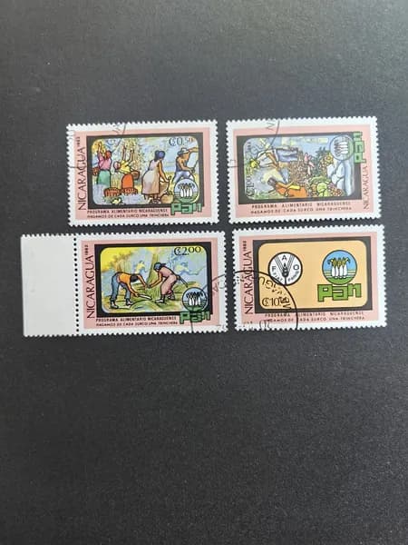 Марка марки - Никарагуа. 1/1-2.