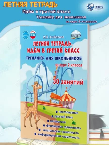 Летняя тетрадь Идём в 3 класс Тренажёр для школьников