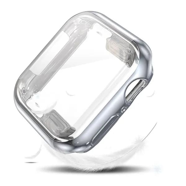 Экран корпуса Apple Watch 49mm 45mm 41mm 44mm 40mm 42mm 38mm Полная крышка бампера TPU Iwatch Series 9 8 7 SE 6 3