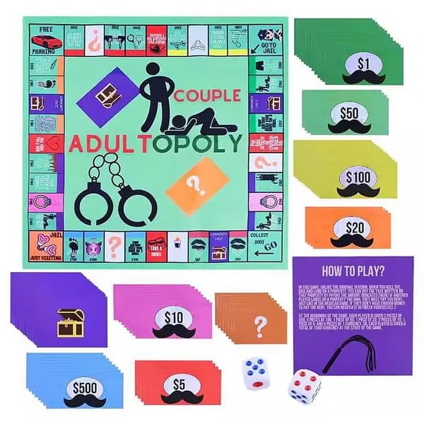 Настольная игра для пар Couple Board Game на бумажной доске 50 50 см