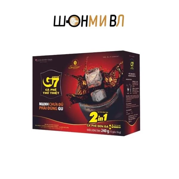 Trung Nguyen Кофе растворимый Порошковый 240г. 15шт.