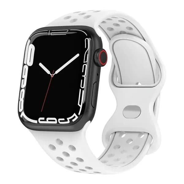 Силиконовый ремешок для Apple Watch Ultra 2 серии 49 мм 9 8 7 41 мм 45 мм 38 мм 42 мм, спортивный ремешок для iwatch 7 6 SE 5 4 3 44 мм 40 мм