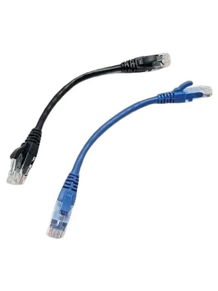 Кабель для интернет-соединения RJ-45/RJ-45, черный, синий