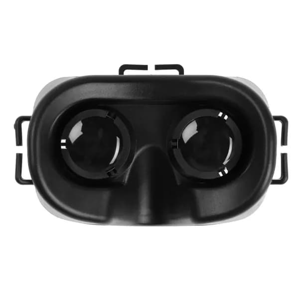 Очки виртуальной реальности VR для смартфона, до 5.5 дюймов, черные, Изготовлено из пластика