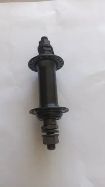 втулка передняя 3/8"*14G*36H*100*140 на гайках, черная