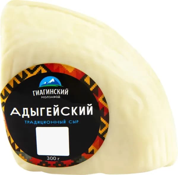 Сыр МЗ ГИАГИНСКИЙ Адыгейский 40%, без змж, 300г