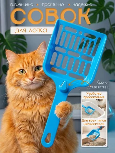 Совок для кошачьего туалета, лопатка для лотка