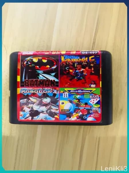 Sega 16-Bit Развлекательная и казуальная стратегическая игра с 4 играми (DS-407)