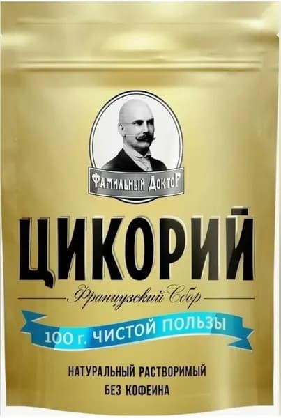 Цикорий растворимый Фамильный Доктор Французский Сбор 100 гр.