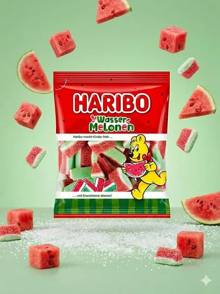 Жевательный мармелад Haribo Wassermelonen 160 грамм
