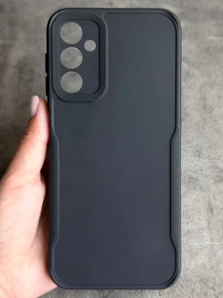 Чехол на Samsung A14 4G / 5G черный с нескользящими боками