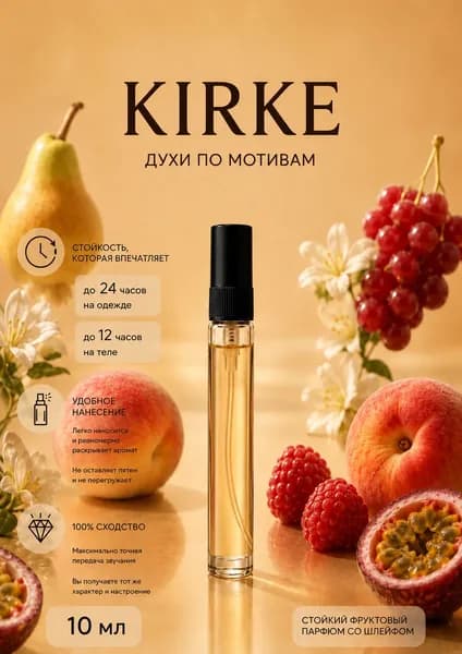 Масляные духи унисекс по мотивам Kirke Кирке парфюм женские