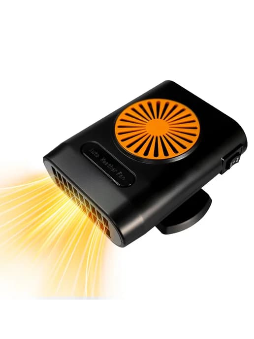 Обогреватель для машины 12V 200W вентилятор defroster (оранж