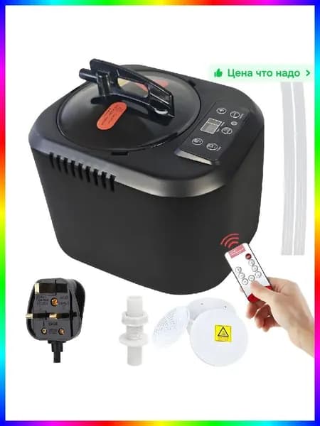 Запчасть парогенератора для бани, 4L, 220V, британская вилка, белая/черная