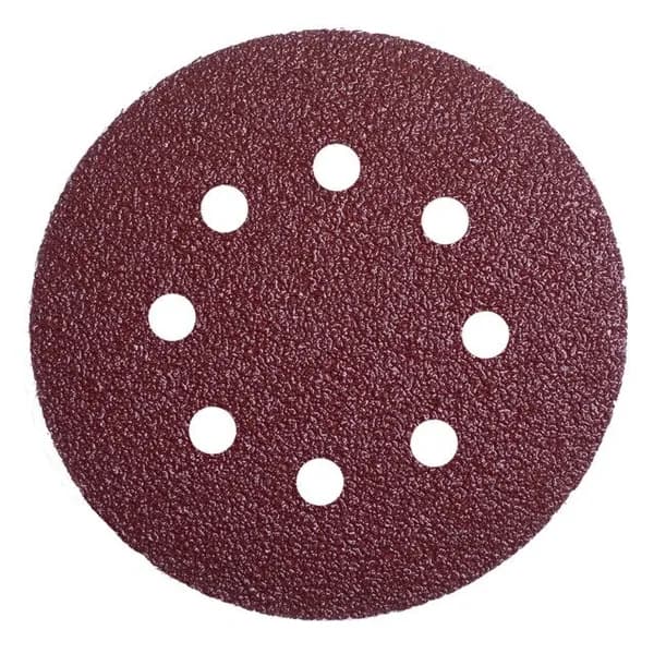 Круг шлифовальный FLEXIONE Velcro, 125 мм, Р40, 8 отверстий, 5 шт