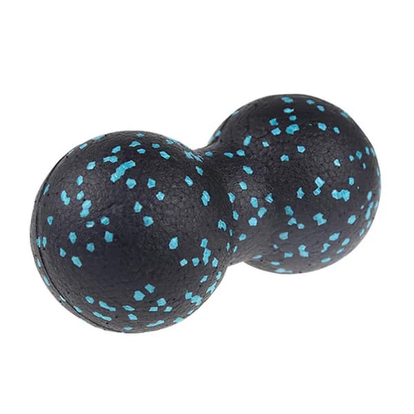 Легкий массажный мяч с арахисовым орехом для йоги EPP Lacrosse Myofascia Ball (синий)