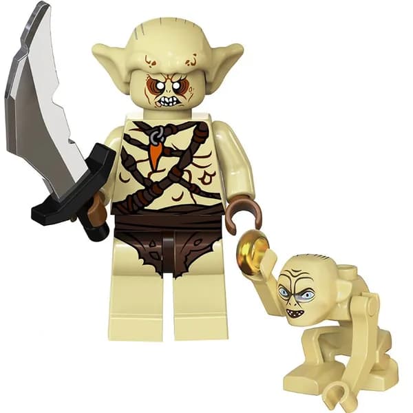 Фигурка Lord of the Rings Властелин Колец, Гоблин и Голлум, конструктор