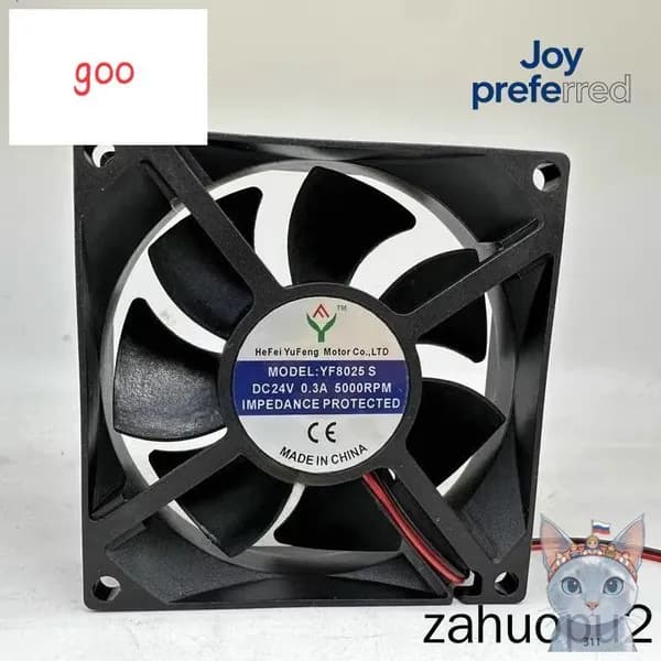 Вентилятор Охлаждения YF8025S DC24V 0.3A 8025 80*25MM Подходит Для Преобразователей Частоты