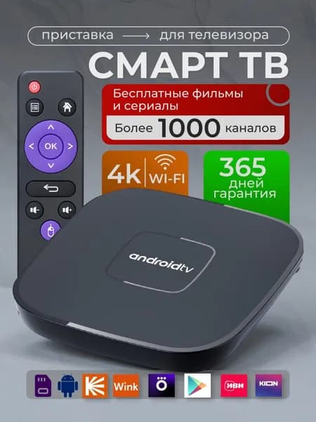 Медиаплеер ТВ смарт- приставка