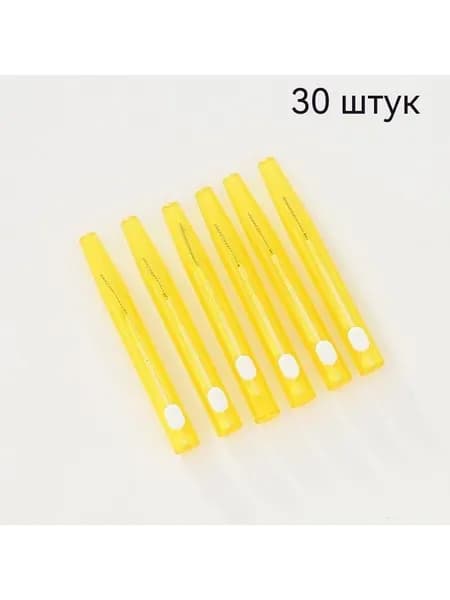 Межзубные щетки 30шт Двухтактные многоразовые палочки для зубной нити для путешествий на открытом воздухе для чистки полости рта