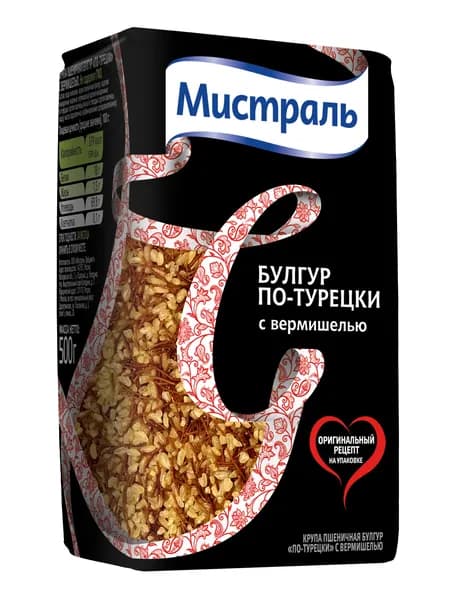 Булгур Мистраль по-турецки с вермишелью, 500 г
