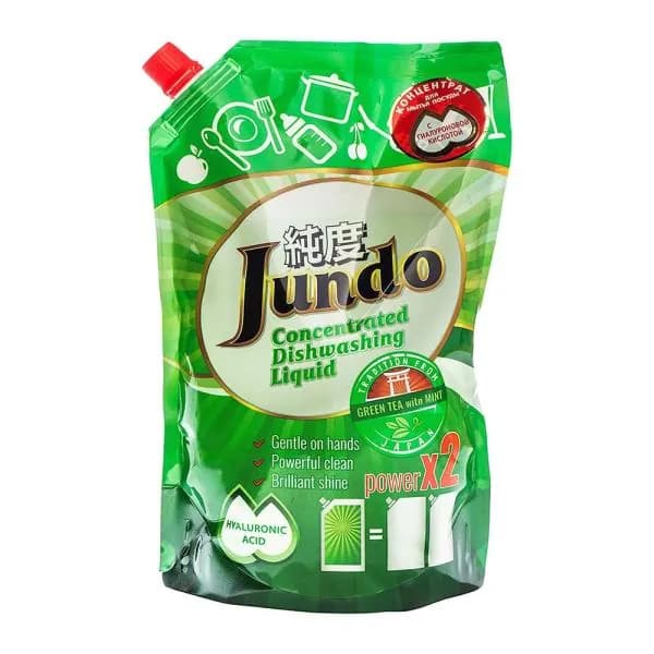 Гель для мытья посуды Jundo Зеленый чай 0.8л