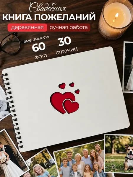 Книга для пожеланий на свадьбу гостевая