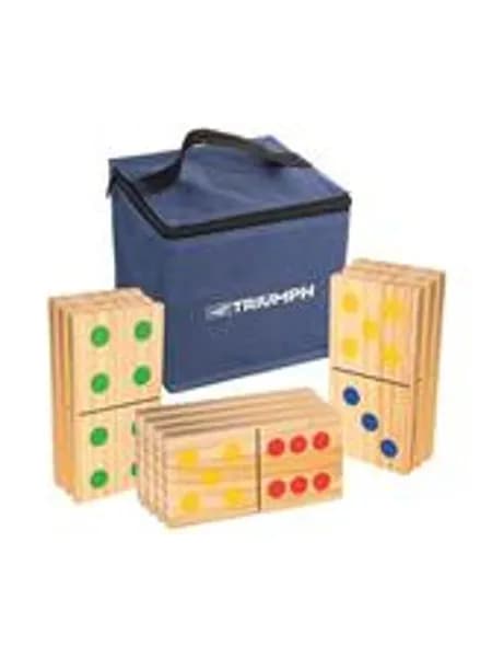 Triumph 28-teiliges Domino-Set aus Holz, домино