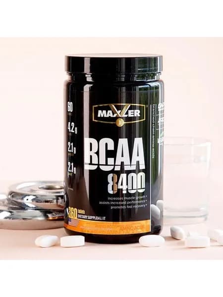 Незаменимые аминокислоты бцаа BCAA 8400 2:1:1, 360 штук