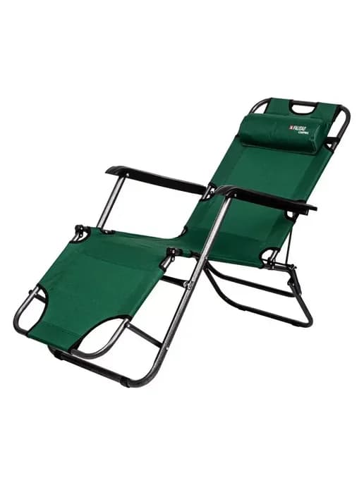 Кресло-шезлонг Camping двухпозиционное 156х60х82см 69587