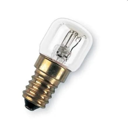 Лампочка подсветки микроволновой печи, 230-240V, 15-20W, цоколь Е14