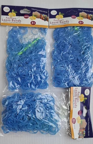 Резинки для плетения браслетов blue (творчества, причесок, украшений, аксессуаров, для питомцев)
